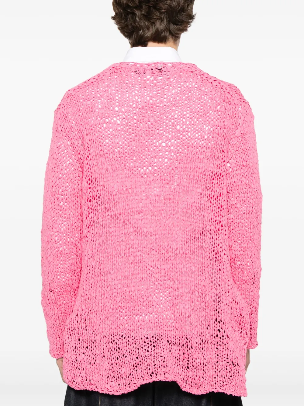 Comme des Garçons Homme Plus Katoenen trui Roze
