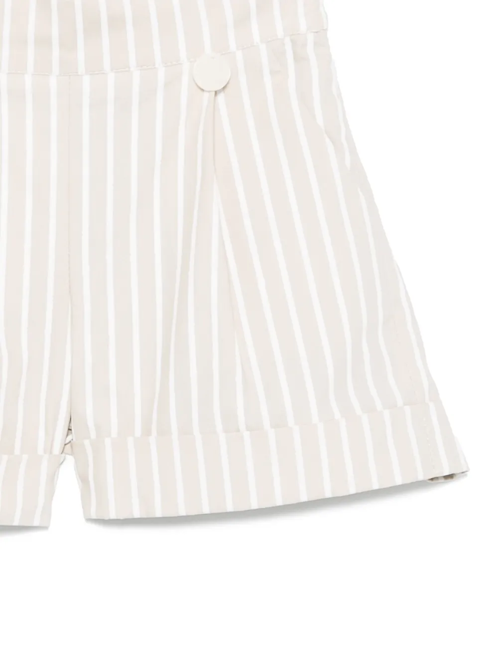 Le Bebé Enfant Gestreepte shorts Beige
