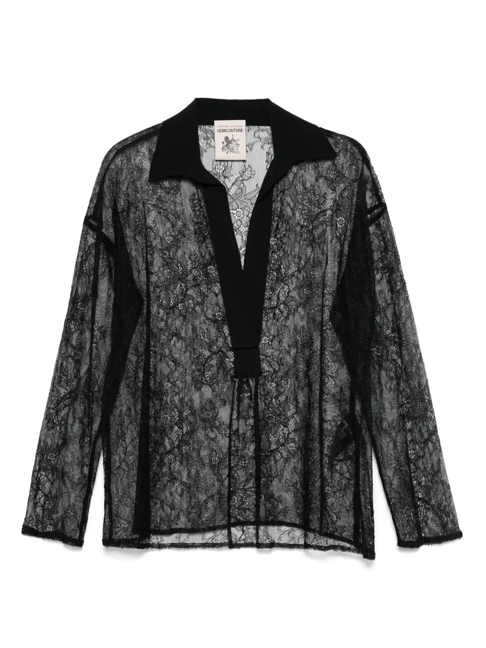 Semicouture Esme blouse Zwart
