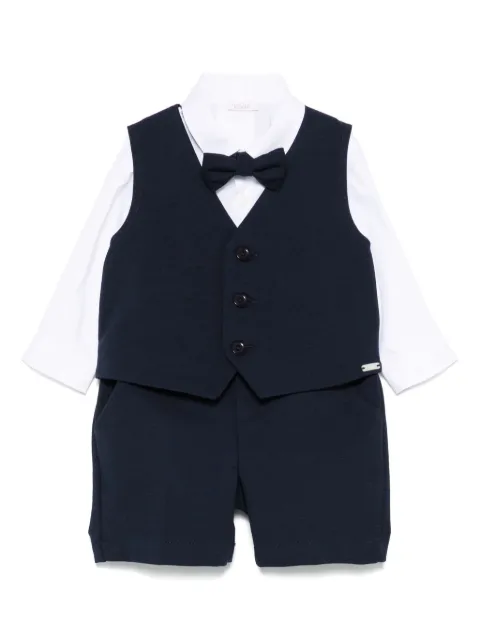 Le Bebé Enfant logo-embroidered shorts set