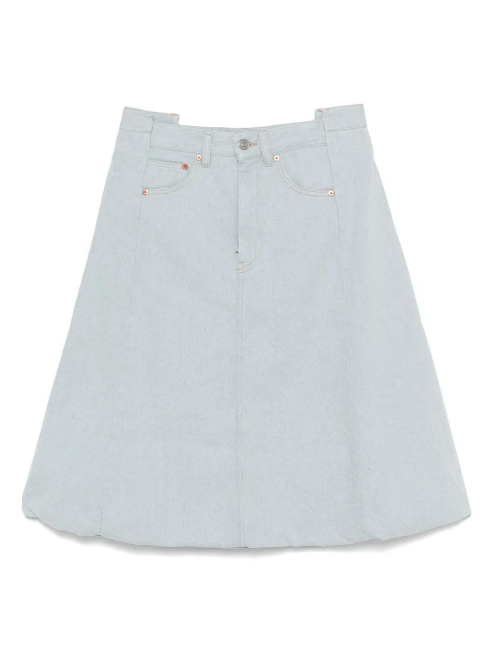 VICTORIA BECKHAM DENIM MIDI SKIRT