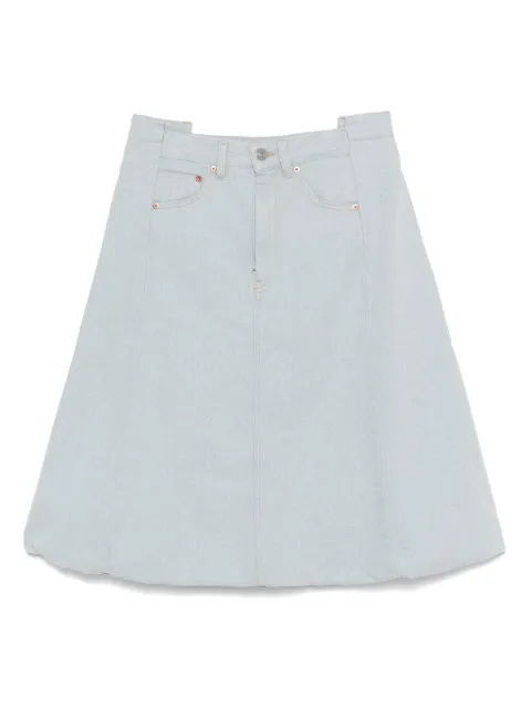 Victoria Beckham denim midi skirt
