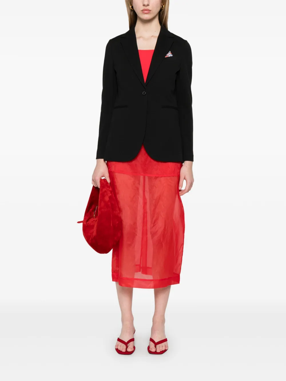 Circolo 1901 textured blazer | Blazers | Image 2
