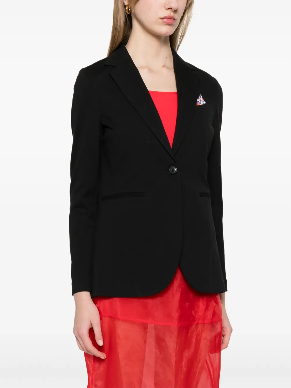 Circolo 1901 Blazer met textuur Zwart