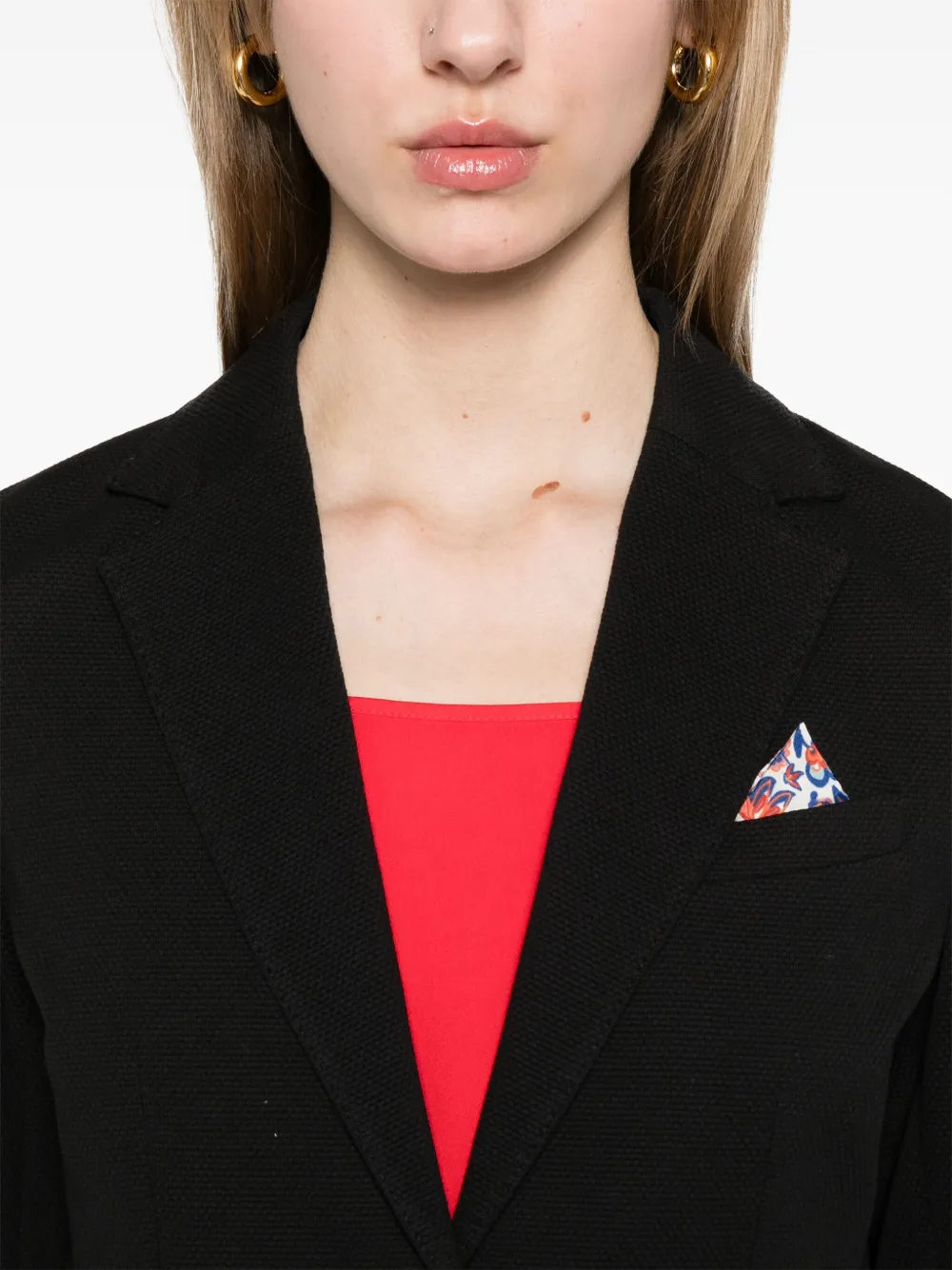 Circolo 1901 Blazer met textuur Zwart