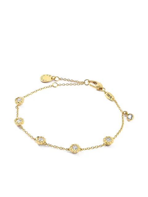 Brumani 18K yellow gold Joy diamond and white topaz bracelet