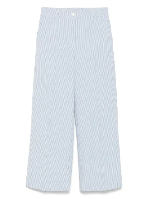Akris Punto pantalones de tejido seersucker