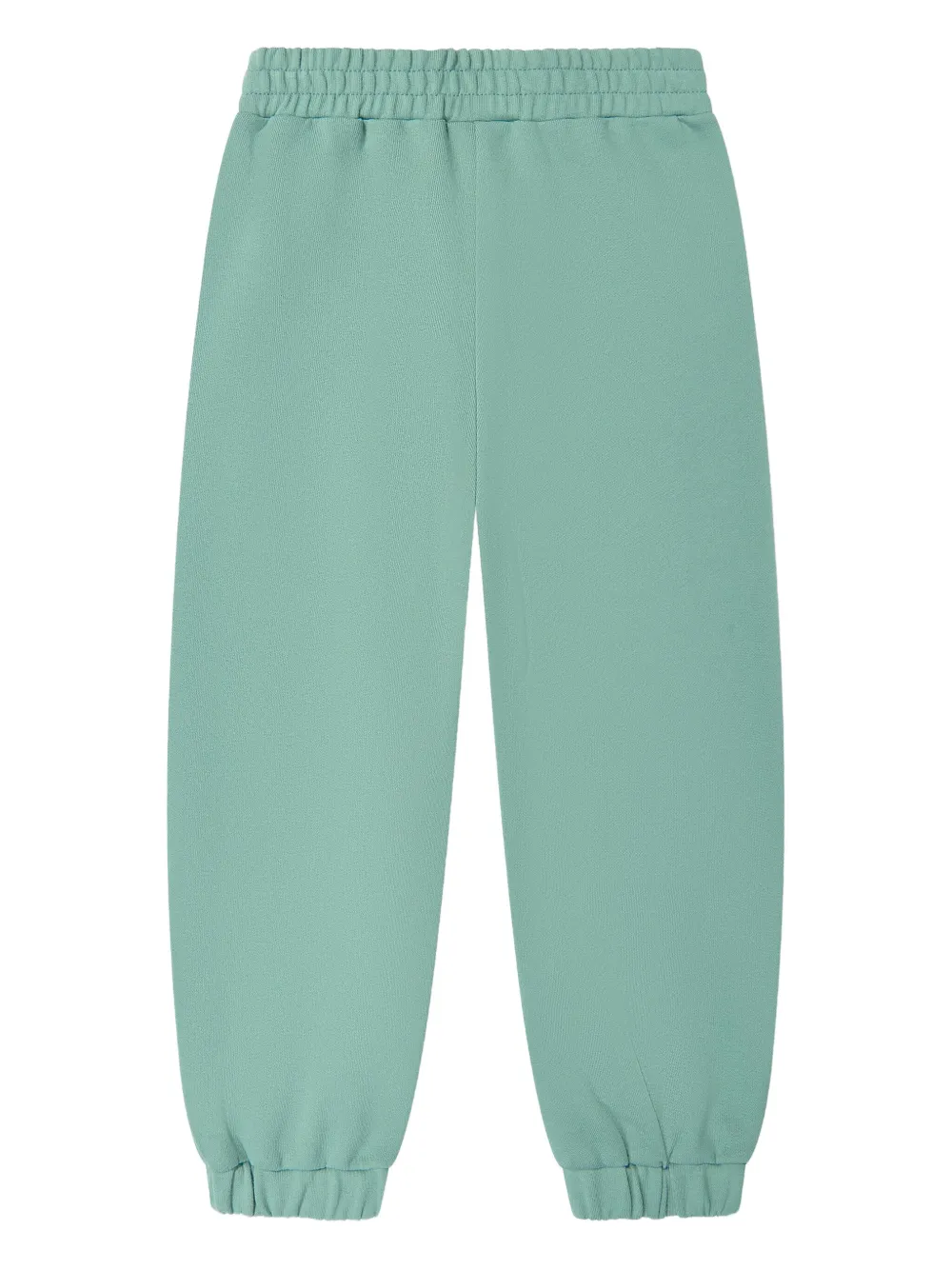 Fendi Kids Broek met geborduurd logo Groen
