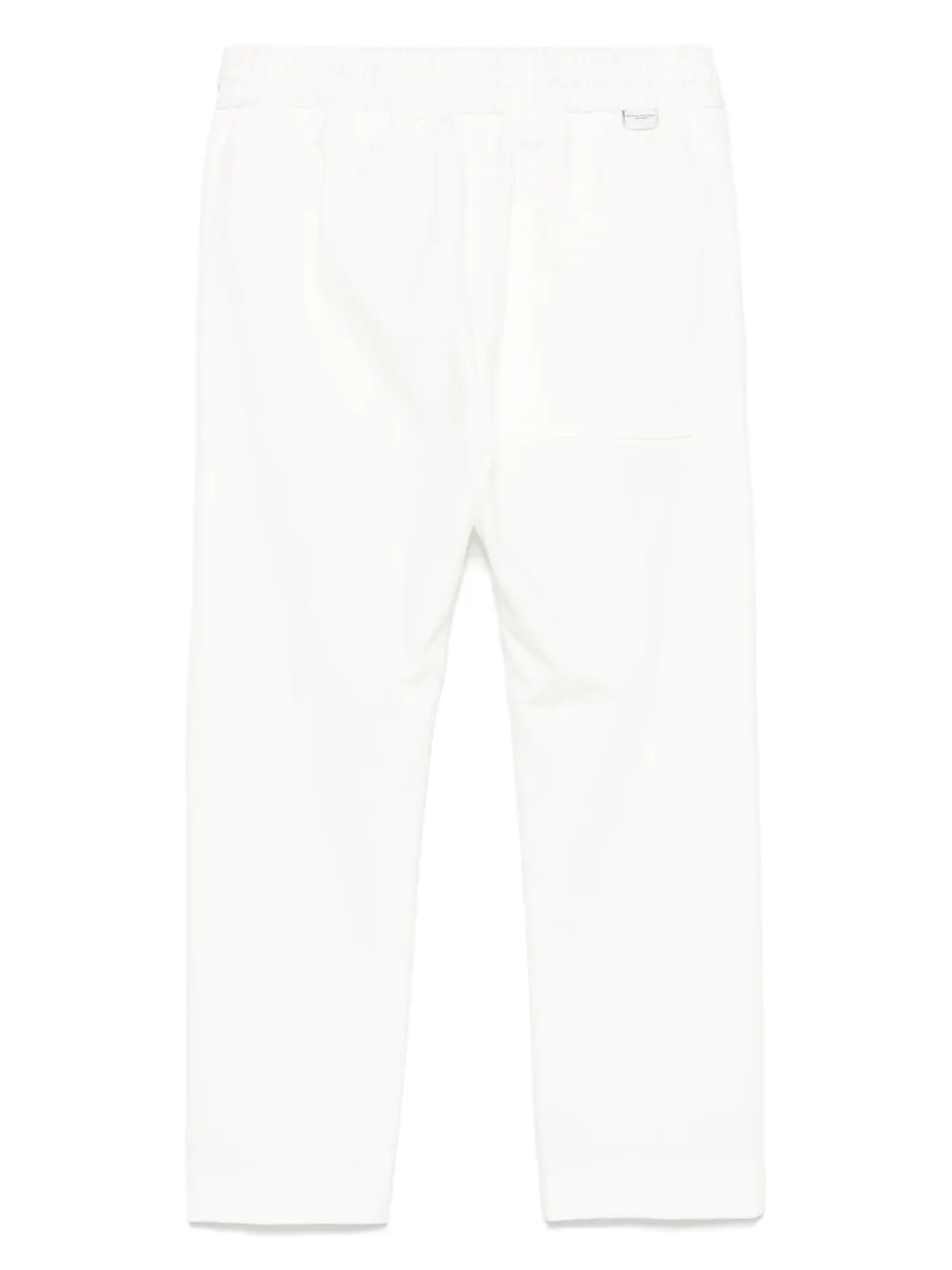 Paolo Pecora Kids Broek met geplooid detail Wit