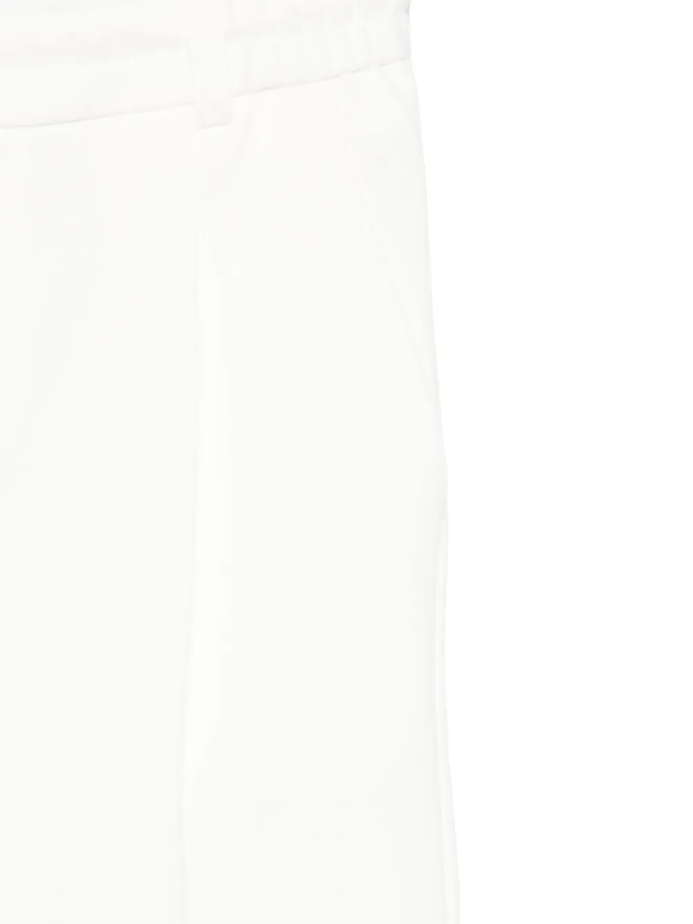 Paolo Pecora Kids Broek met geplooid detail Wit