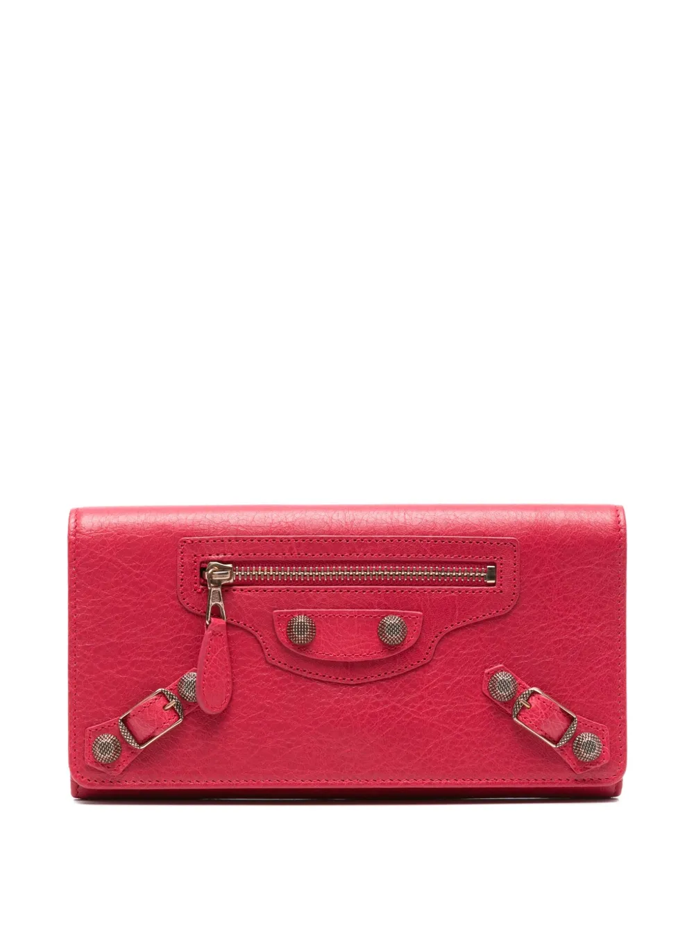 Balenciaga Pre-Owned 2020s leather zip wallet | Red | Image 1