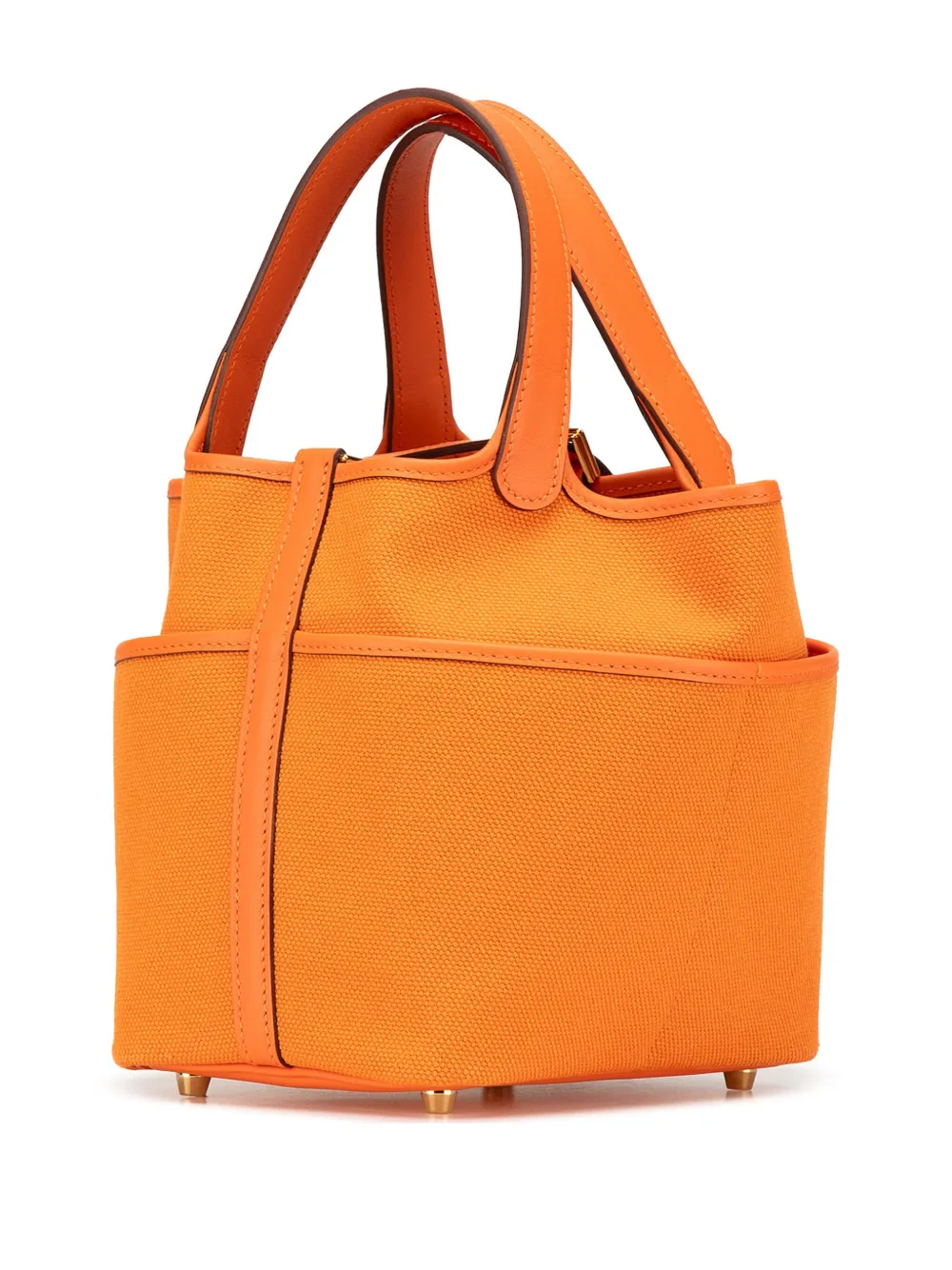 Hermès Pre-Owned 2022 Toile Goeland and Swift Cargo Picotin Lock 18 handbag | Bags | Image 2