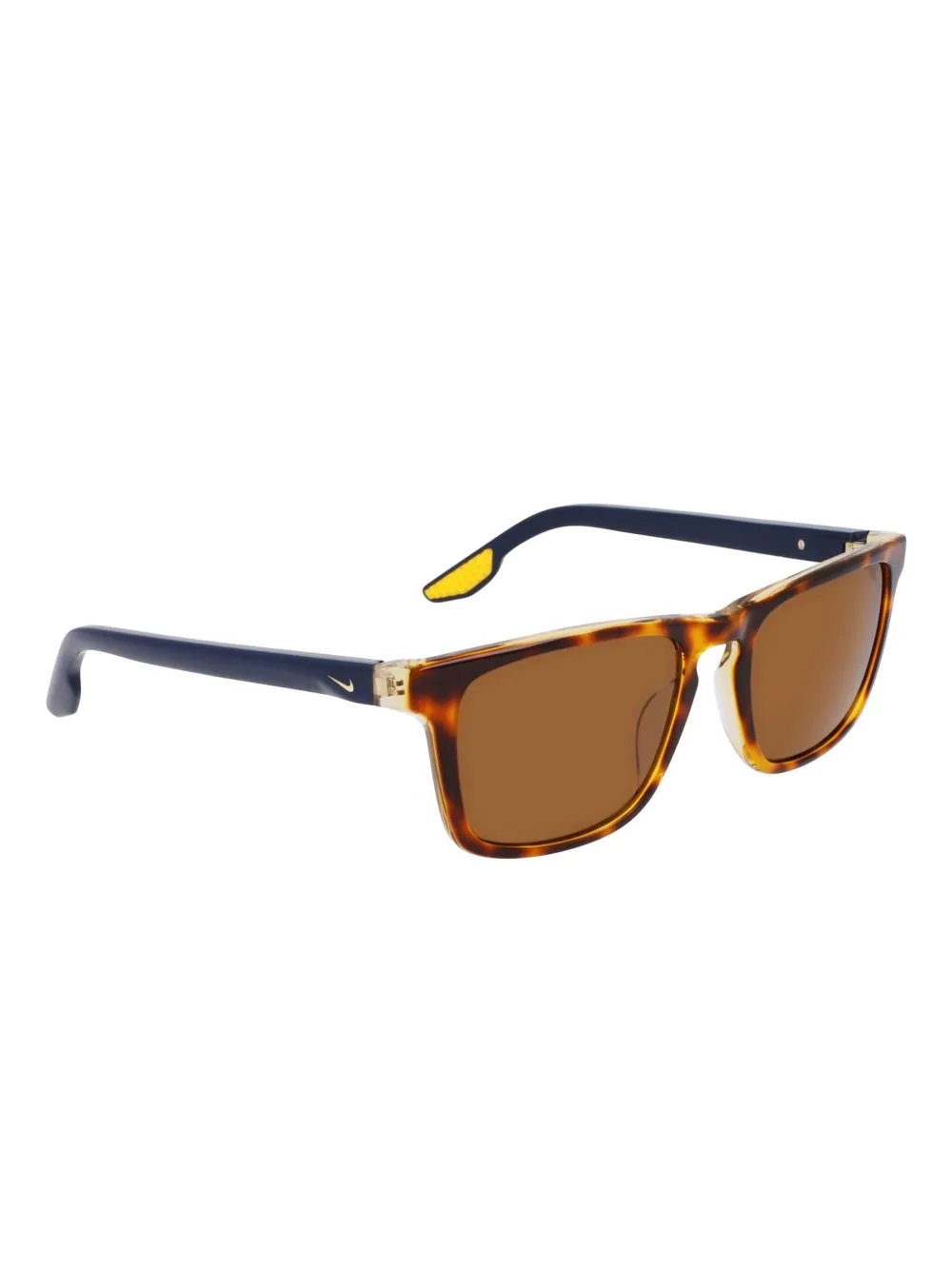 Nike Eclipse Rise zonnebril met vierkant montuur Bruin
