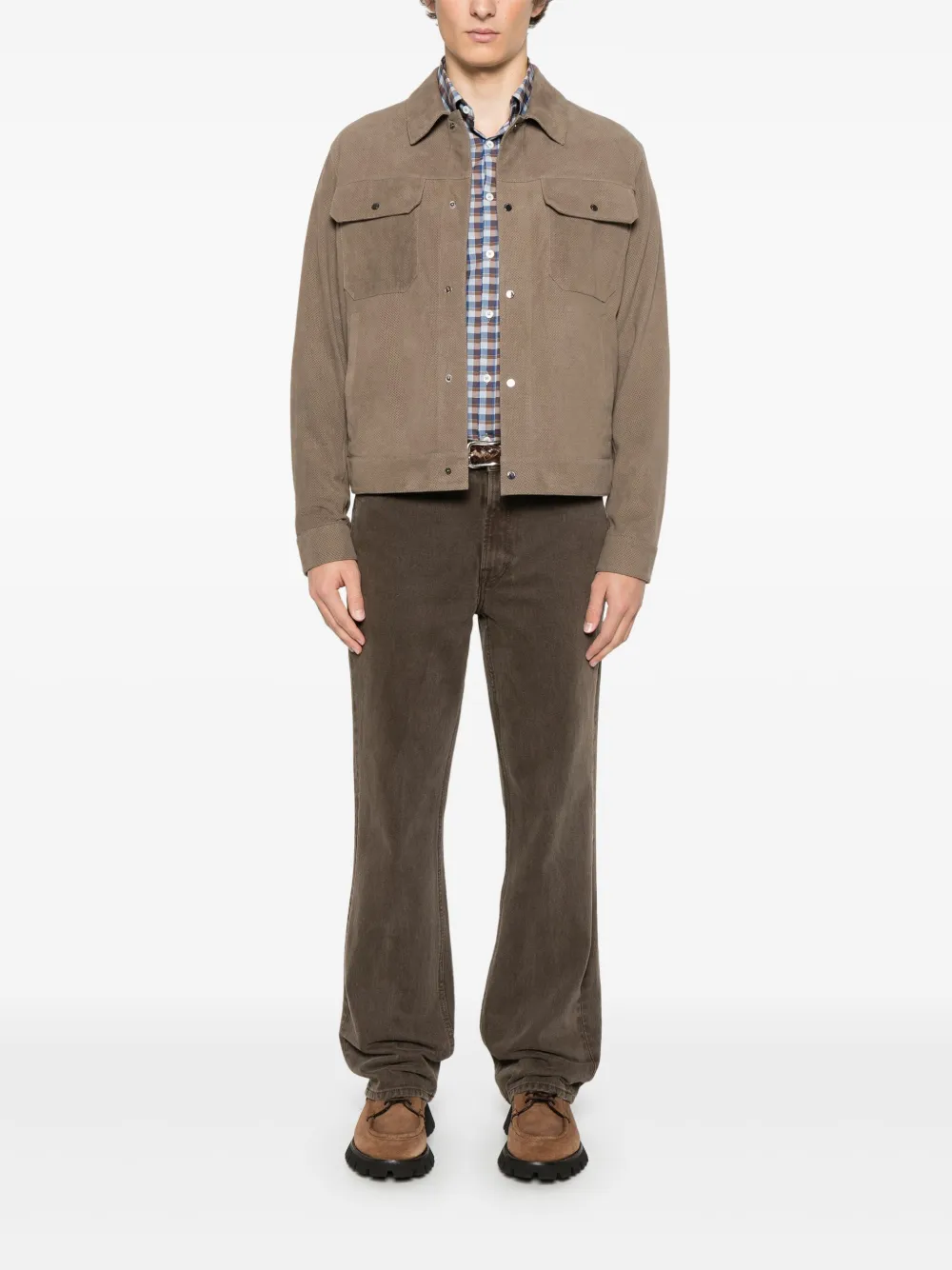 Canali Katoenen overhemd - Blauw