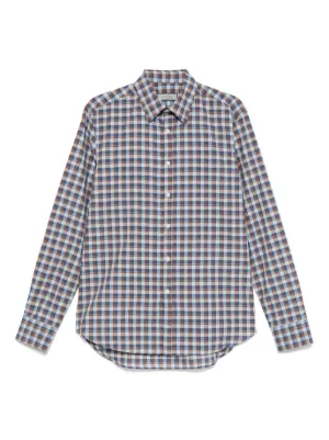 Finamore 1925 Napoli チェック シャツ | ニュートラル | FARFETCH JP