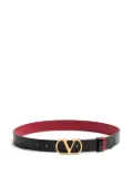 Valentino Garavani VLogo Signature reversible belt - Black