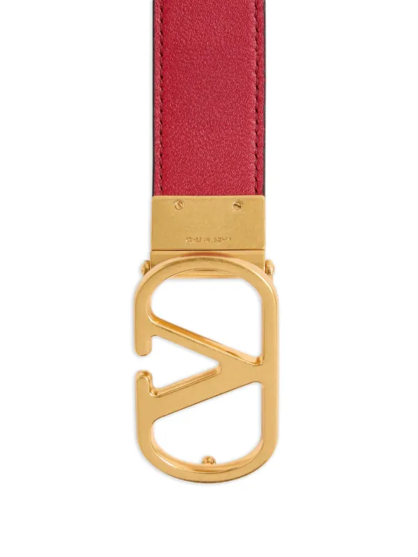 Valentino Garavani Vロゴ リバーシブル ベルト | ブラック | FARFETCH JP