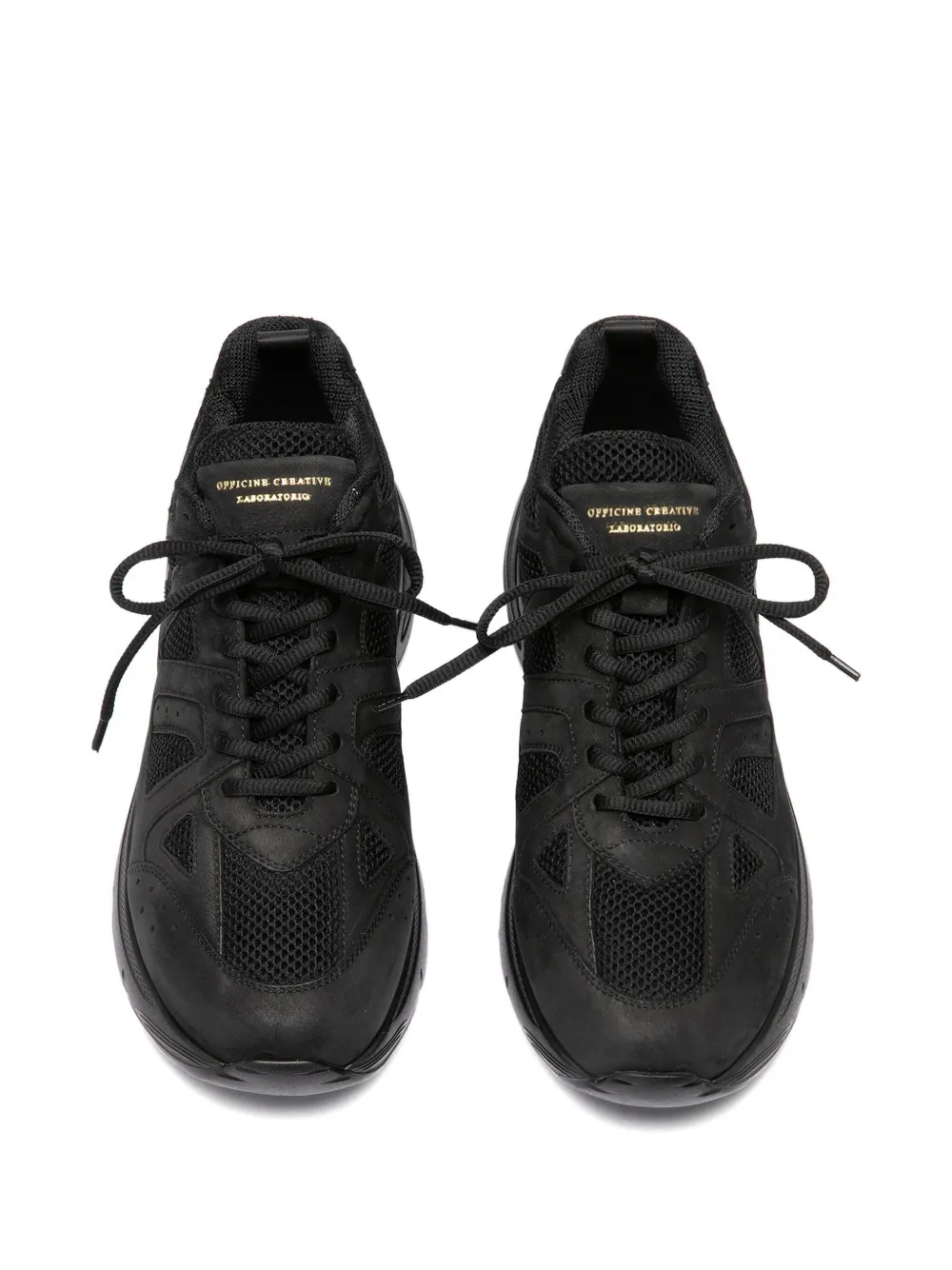 Officine Creative leather sneakers Black