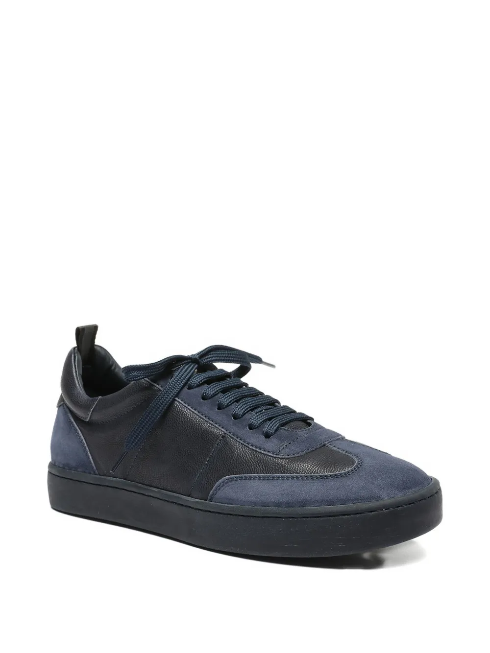 Officine Creative suede low-top sneakers Blue