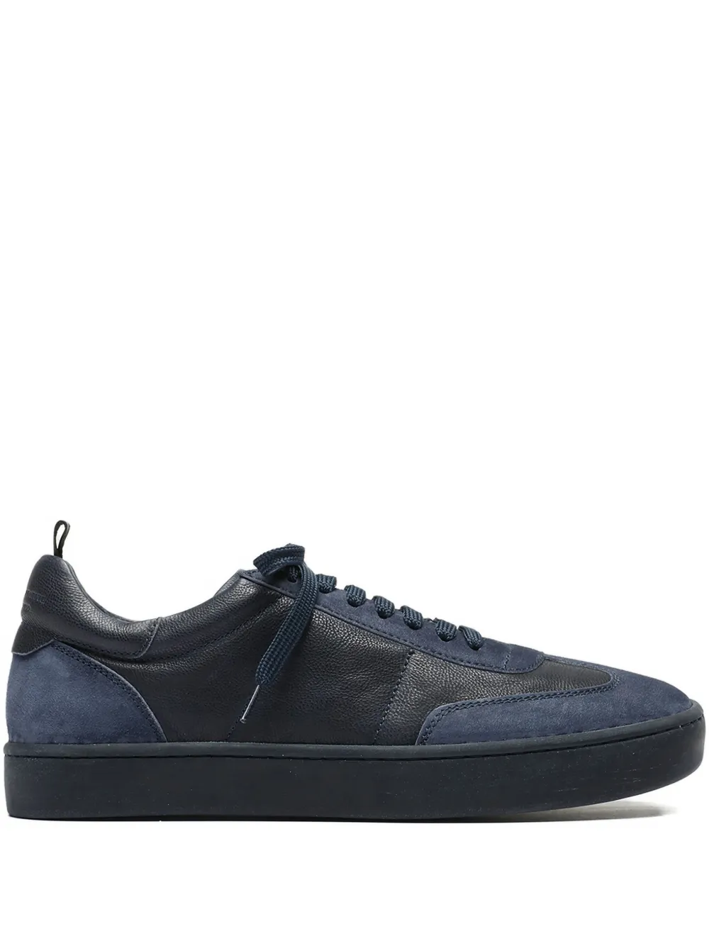 Officine Creative suede low-top sneakers Blue