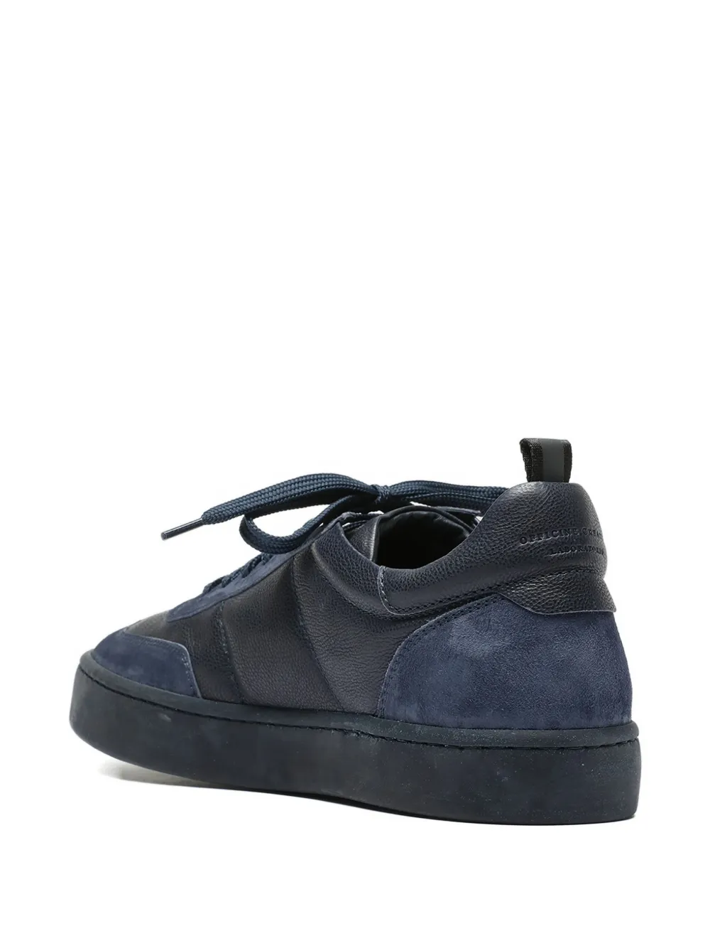 Officine Creative suede low-top sneakers Blue