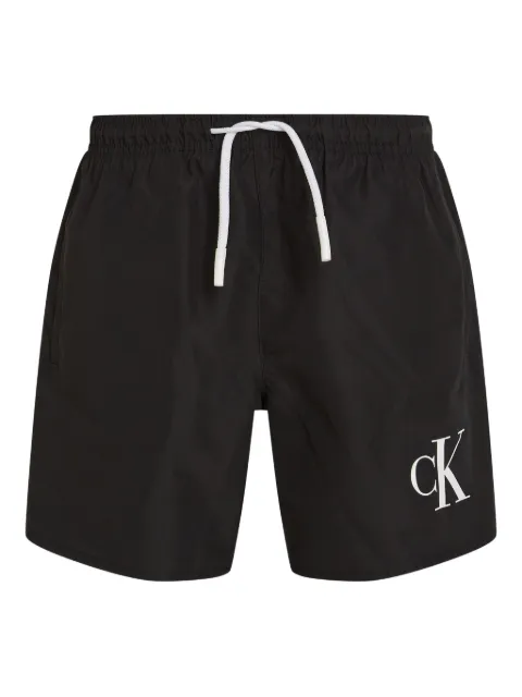 Calvin Klein Kids logo-print swim shorts