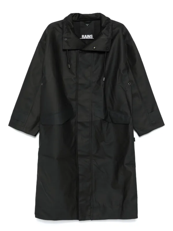 Rains Cappotto Vision Nero FARFETCH IT