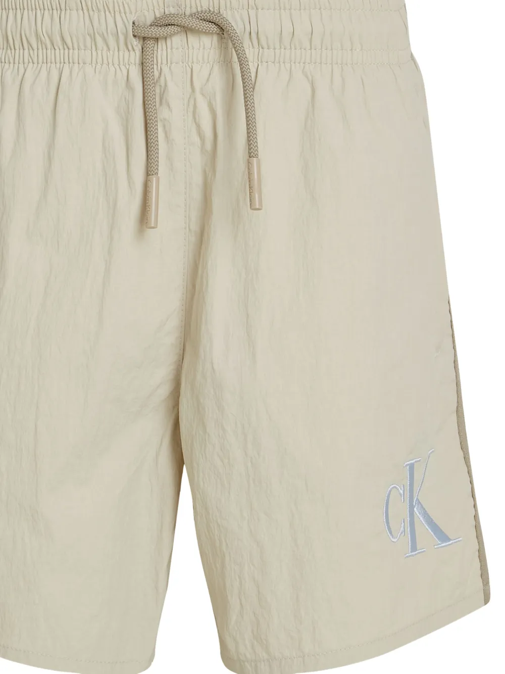 Calvin Klein Kids Zwembroek met logoprint Beige