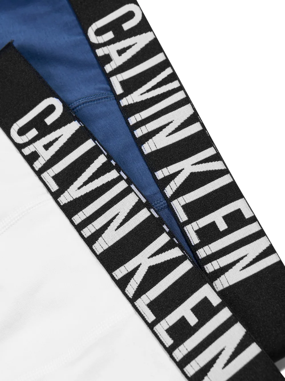 Calvin Klein Kids Shorts met elastische tailleband Blauw