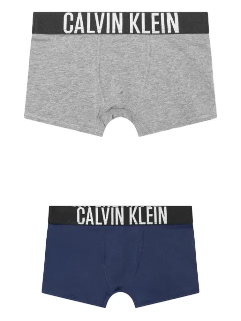 Calvin Klein Kids logo-waistband boxers