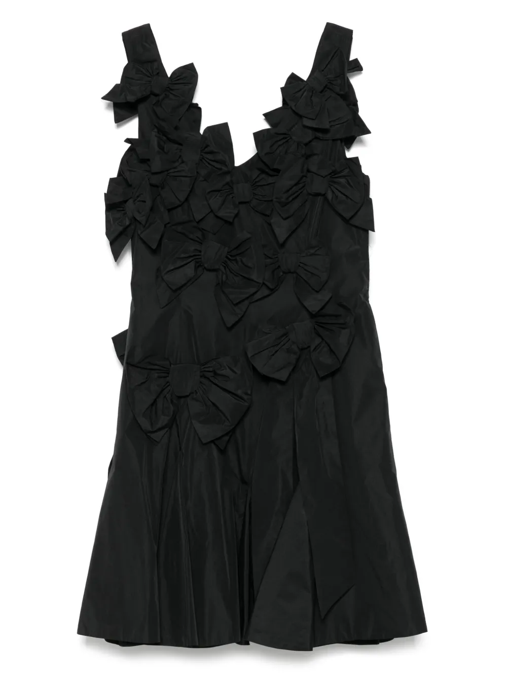 Viktor & Rolf Bouquet mini-jurk met strik Zwart