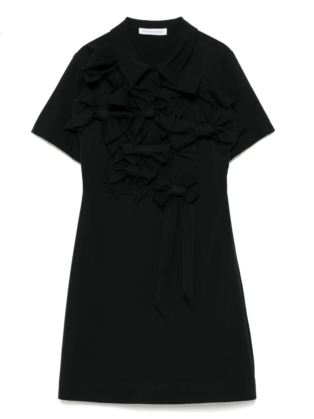 Viktor & Rolf Mini-jurk met strik Zwart