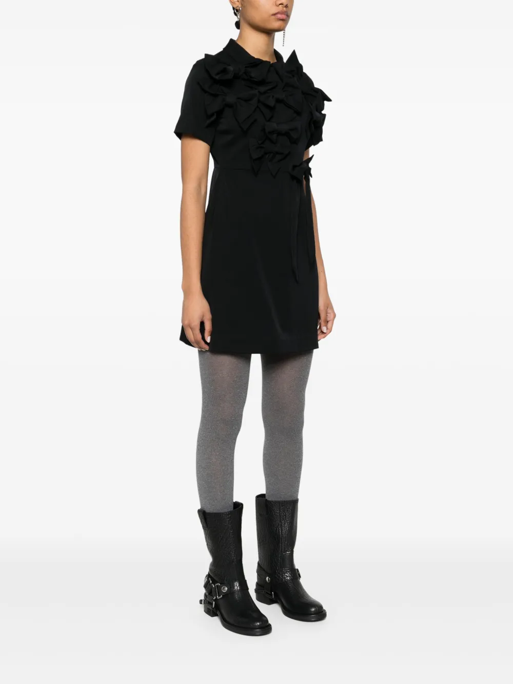 Viktor & Rolf Mini-jurk met strik Zwart