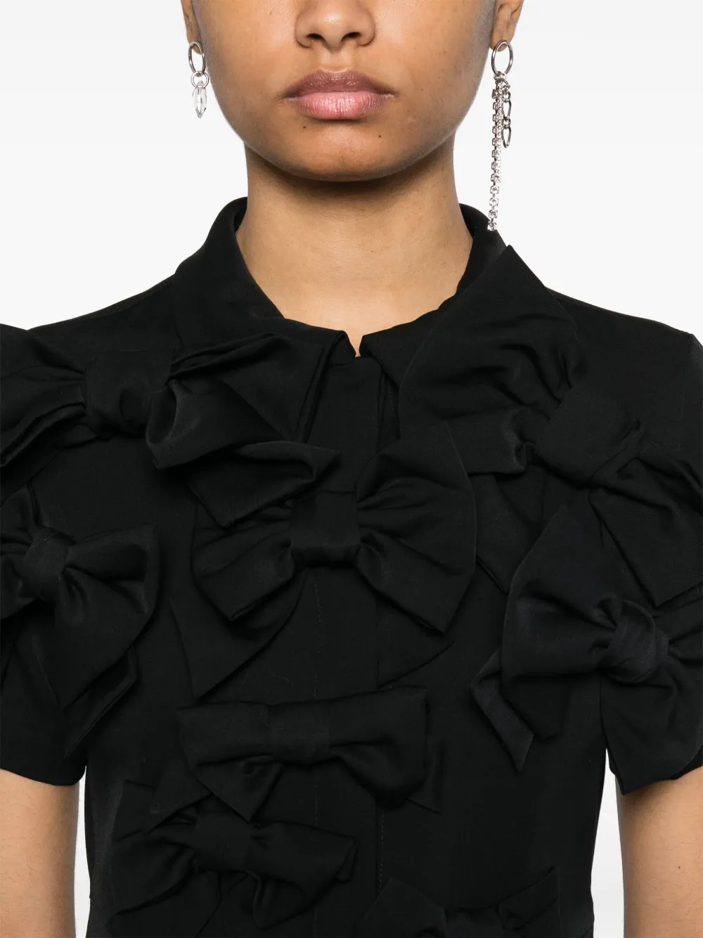 Viktor & Rolf Mini-jurk met strik Zwart