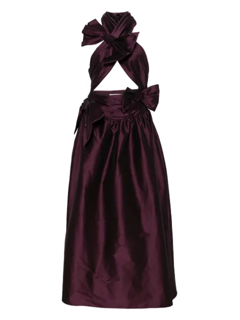 Viktor & Rolf drape bow maxi dress