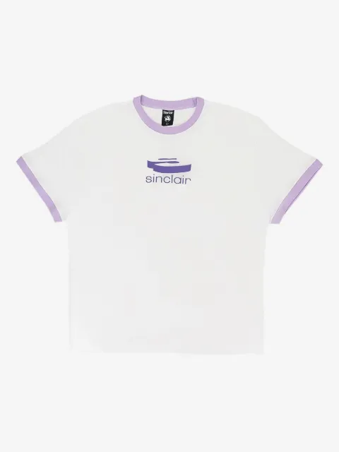 Sinclair 3D logo ringer T-shirt