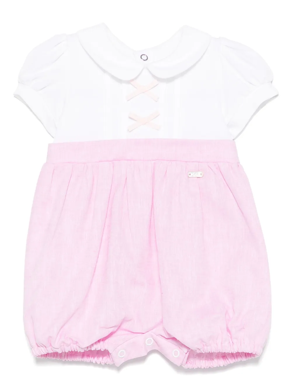 Le Bebé Enfant romper con paneles | rosado | Image 1