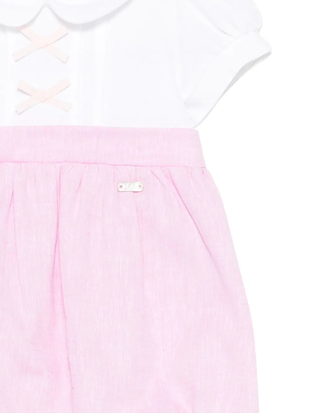 Le Bebé Enfant Shorts met vlakken Roze