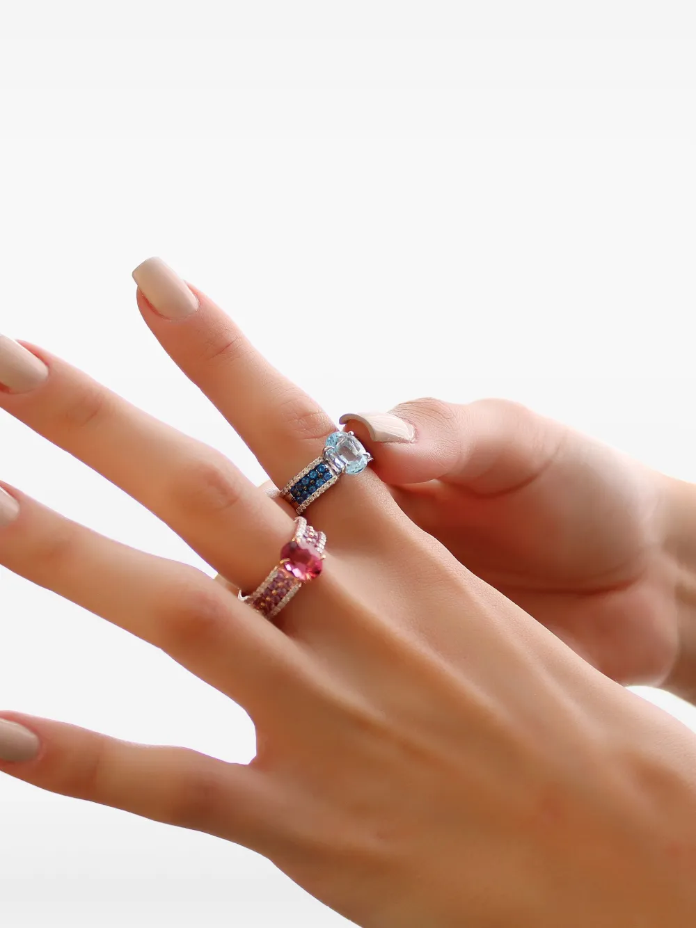 Brumani 18kt Colour Hits Rotgoldring mit Schmucksteinen | Image 2