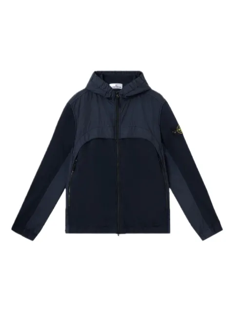 Stone Island hooded panelled jacket