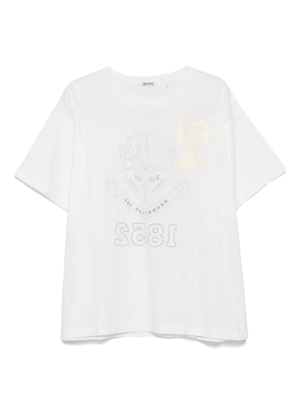 BODE Omkeerbaar T-shirt Beige
