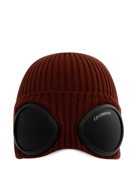 C.P. Company Goggle ribbed beanie