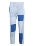 Comme Des Garçons Shirt patchwork trousers - Blue