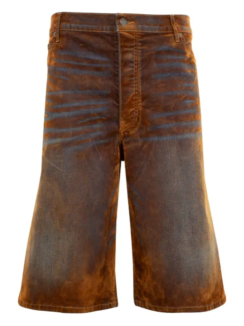 cout de la liberte suede baggy denim shorts
