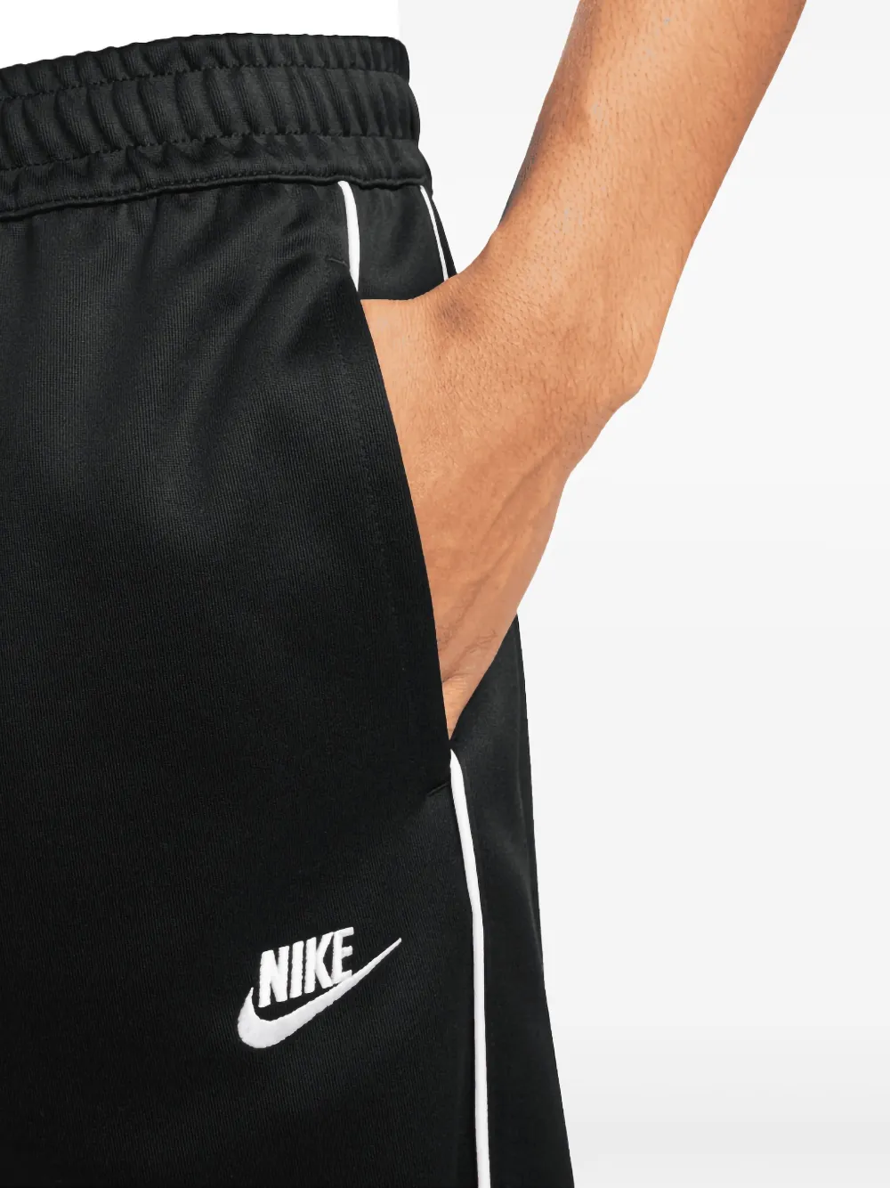 Nike Club Polyknit "Black" trainingsbroek Zwart