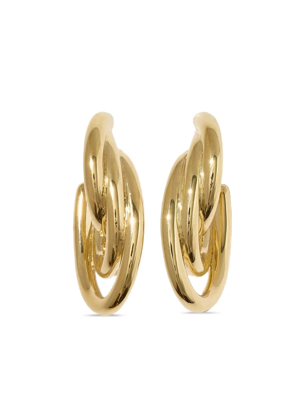 Otiumberg Sonder gathered earrings | Gold | Image 1