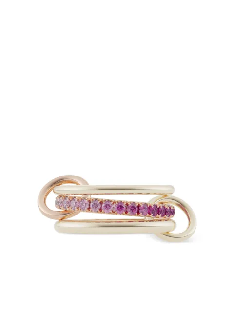 Spinelli Kilcollin 18kt Petunia Gelbgoldring mit Saphir
