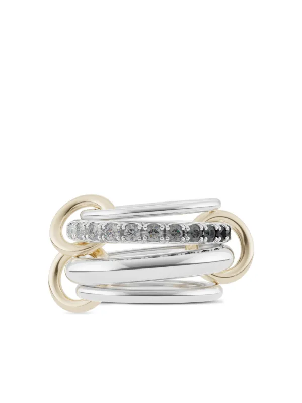 Spinelli Kilcollin 18K Yellow Gold Janssen Diamonds Ring in Silver