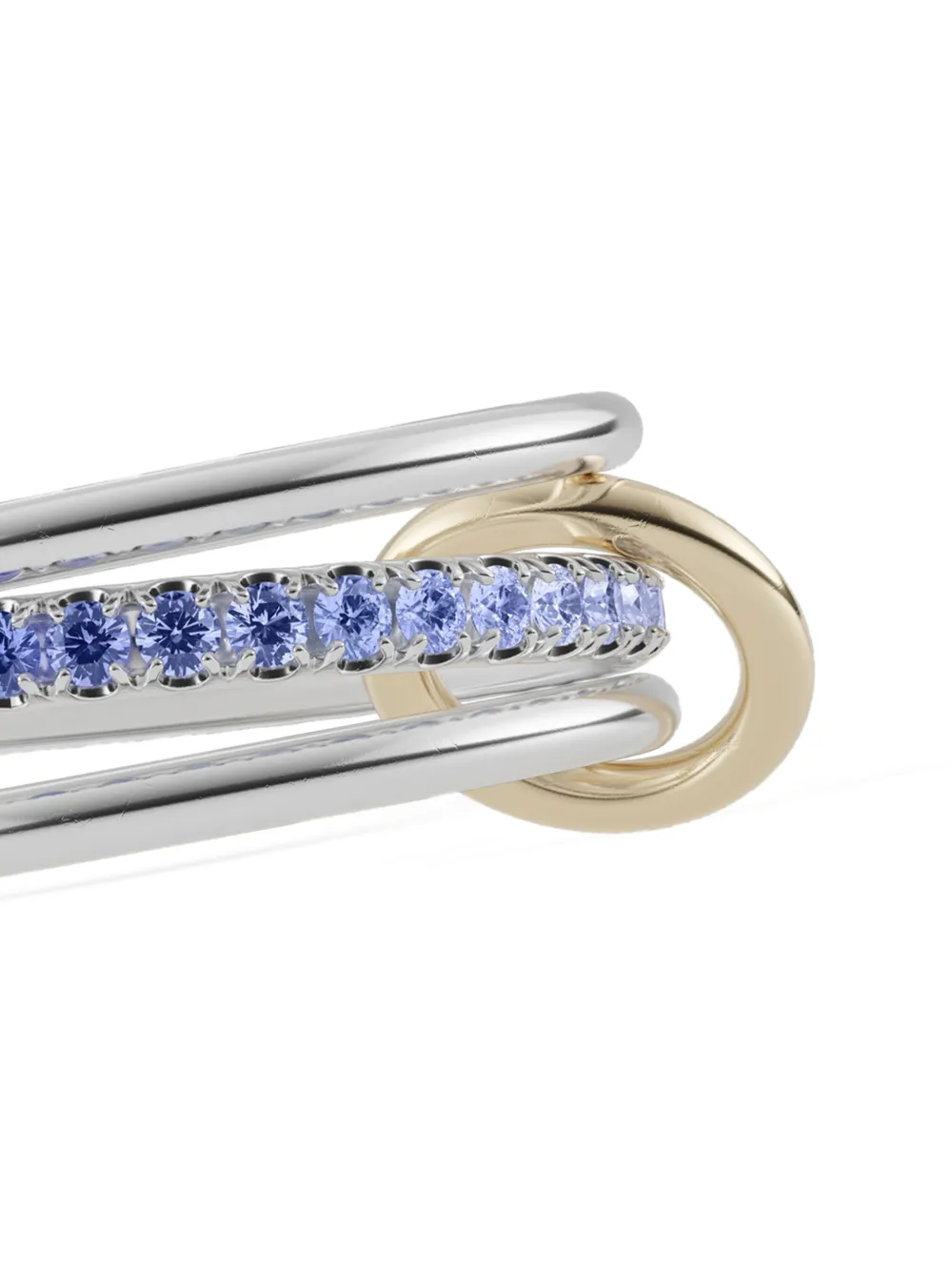Spinelli Kilcollin 18K yellow gold Tigris sapphires ring | Image 2