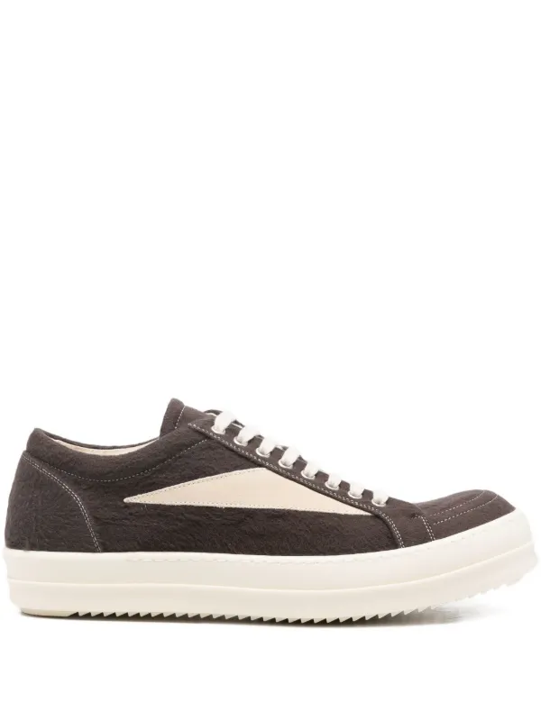 Rick Owens DRKSHDW Vintage Panelled Sneakers | Brown | FARFETCH